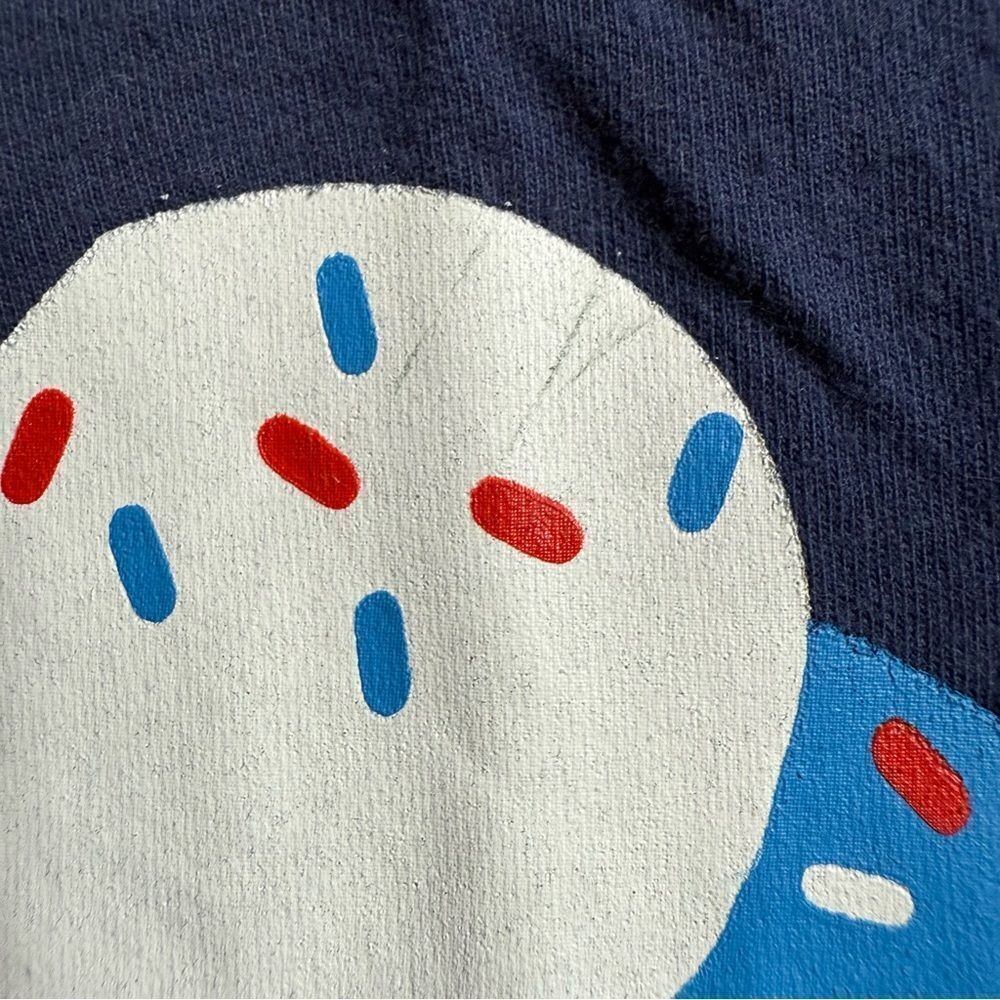 Hanna Andersson 6-7 Kids Navy Blue Rocket Pops Graphic T-Shirt - Picture 5 of 8
